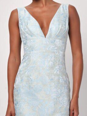 Camilla Floral Brocade Mini Dress